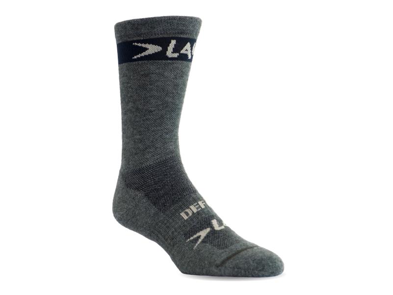 Winter Wool Cycling Socks Beetle Gravel / X-Large